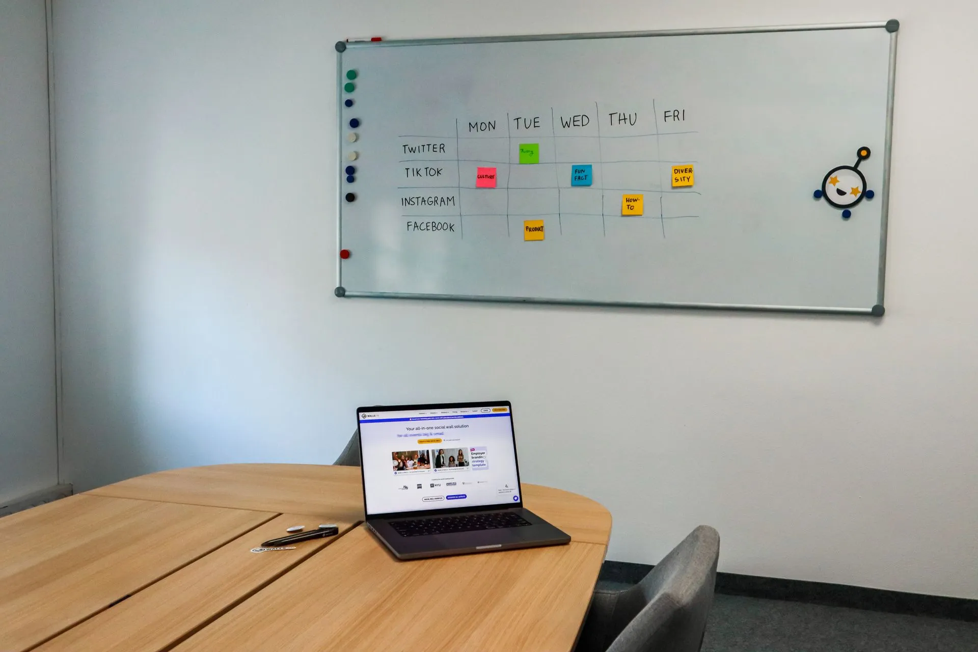 Creative team collaborating on authentic brand storytelling for a social media strategy.